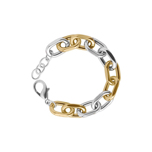 PULSERA OVALOS CHUNKY BITONO