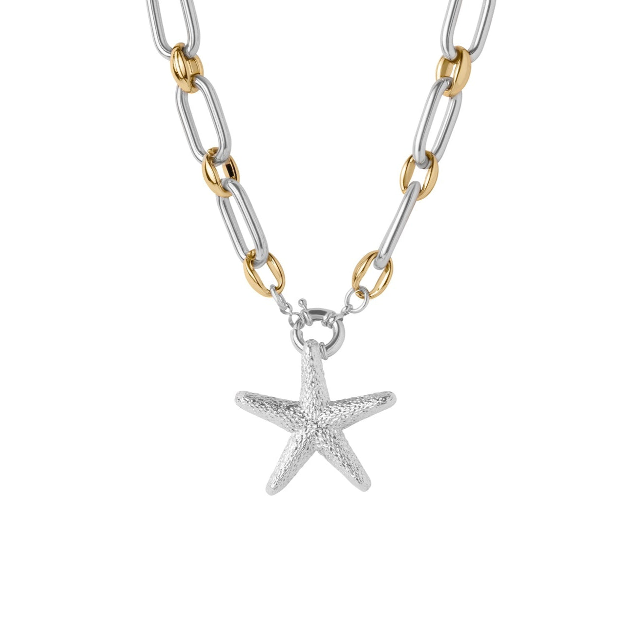 COLLAR DE CADENA CHUNKY - ESTRELLA DE MAR