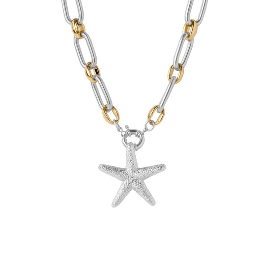 COLLAR DE CADENA CHUNKY - ESTRELLA DE MAR