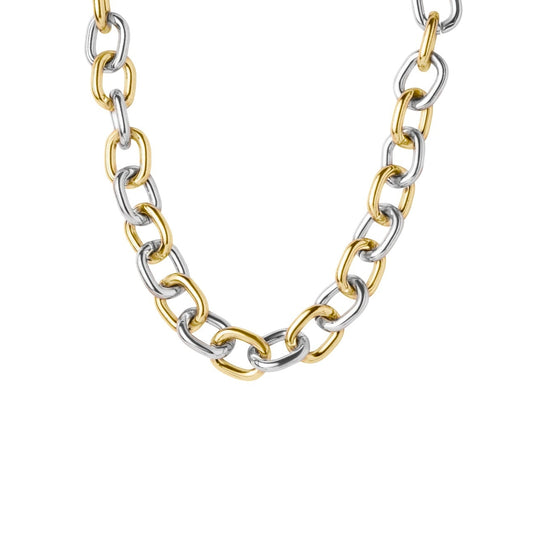 COLLAR OVALOS CHUNKY BITONO